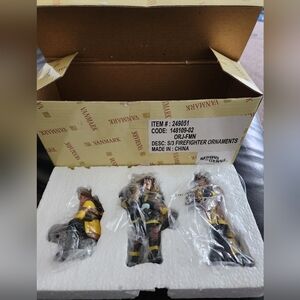 Vanmark Firefighter Ornaments Set